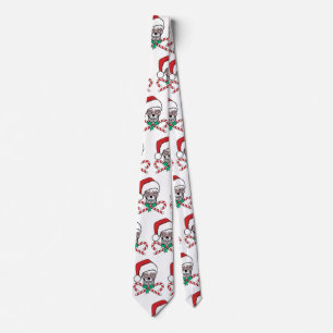 Sugar Skull Santa Neck Tie
