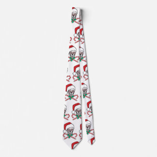 Sugar Skull Santa Neck Tie