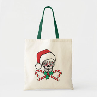 Sugar Skull Santa Tote Bag