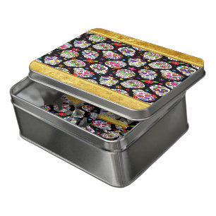 Sugar skull Scary and bloodcurdling intimidating Jigsaw Puzzle