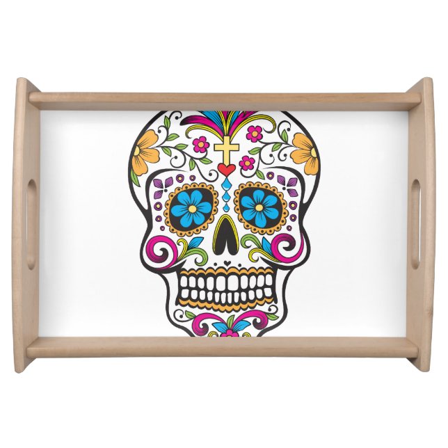 Sugar Skull Serving Tray (Front)