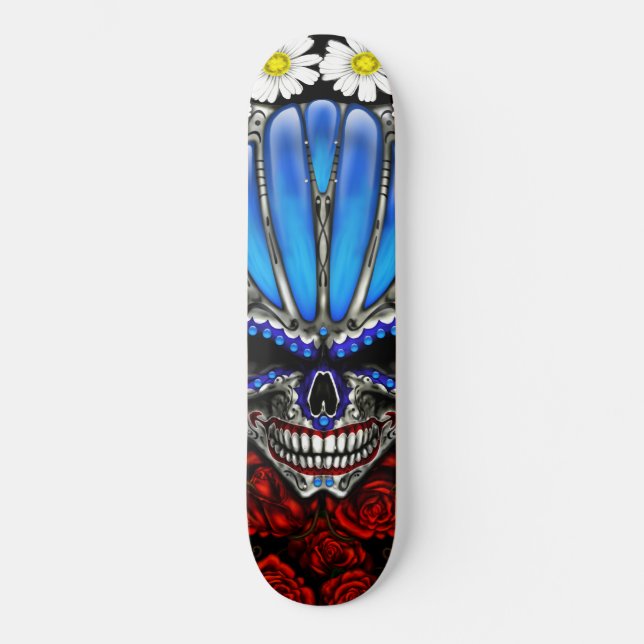 Sugar Skull Skateboard  (Front)