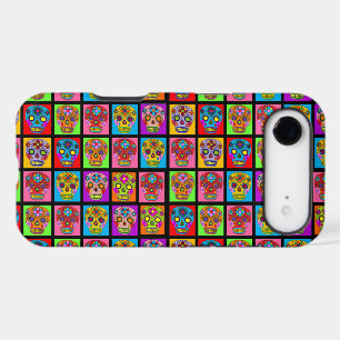 Sugar Skull Squares iPhone 17 Air Case