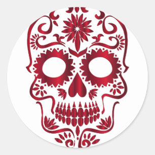 sugar skull stickers