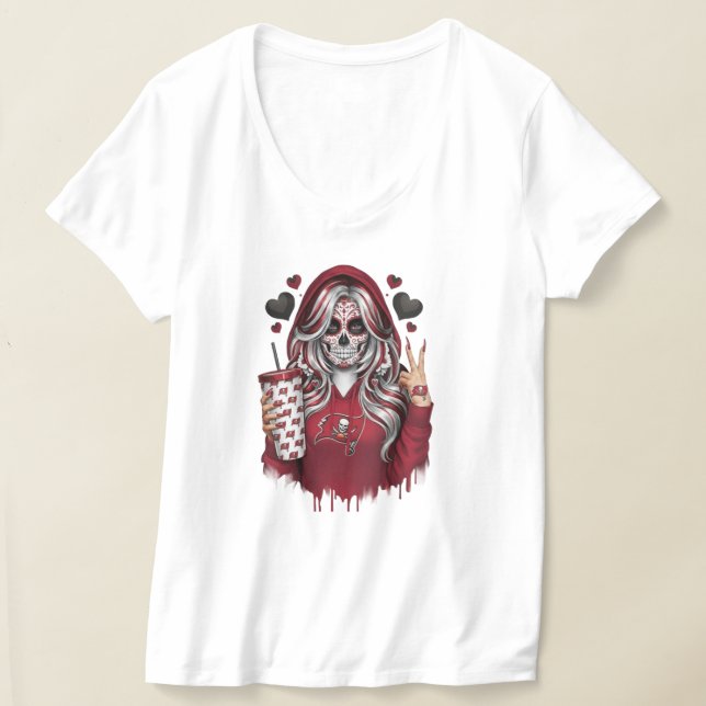 Sugar Skull Street Queen 🔥 T-Shirt (Laydown)