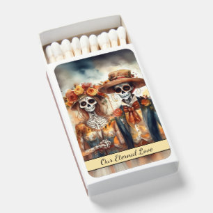 Sugar Skull Sweetheart, custom Matchboxes