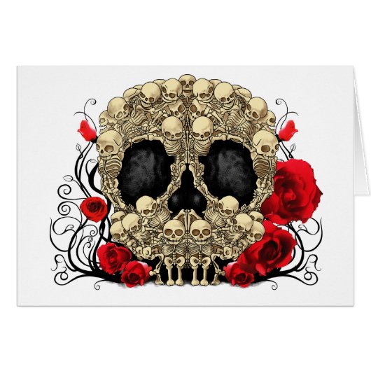 Sugar Skull - Tattoo Design Cards (Front Horizontal)