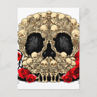 Sugar Skull - Tattoo Design Postcard