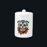 Sugar Skull Teapot<br><div class="desc">To the best of my knowledge these images are in public domain and believed to be free to use without restriction in the US.
Please contact me if you discover that any of these images are not in Public Domain.</div>