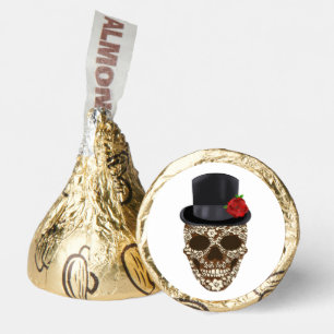 Sugar Skull Top Hat Red Rose Hershey®'s Kisses®