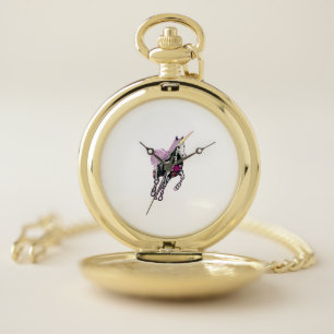 Sugar Skull Unicorn Day Of The Death T-Shirt Pocket Watch