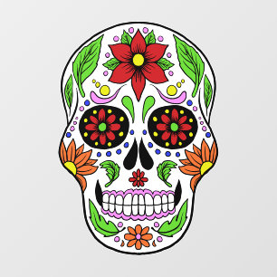 Sugar Skull Wall Decal