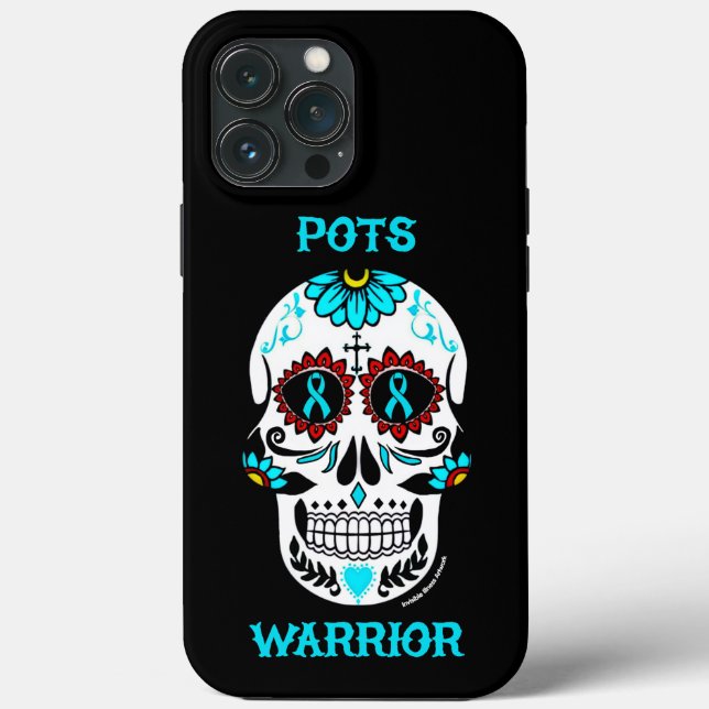 Sugar Skull/Warrior...POTS Case-Mate iPhone Case (Back)
