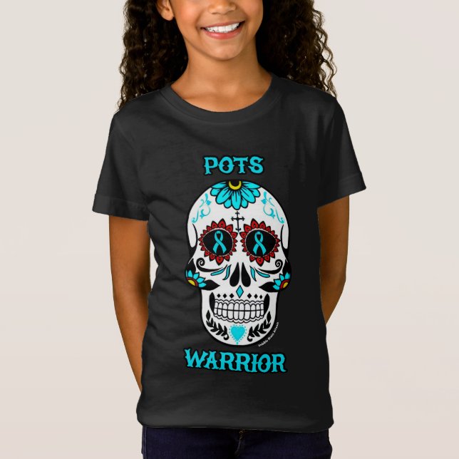 Sugar Skull/Warrior...POTS T-Shirt (Front)