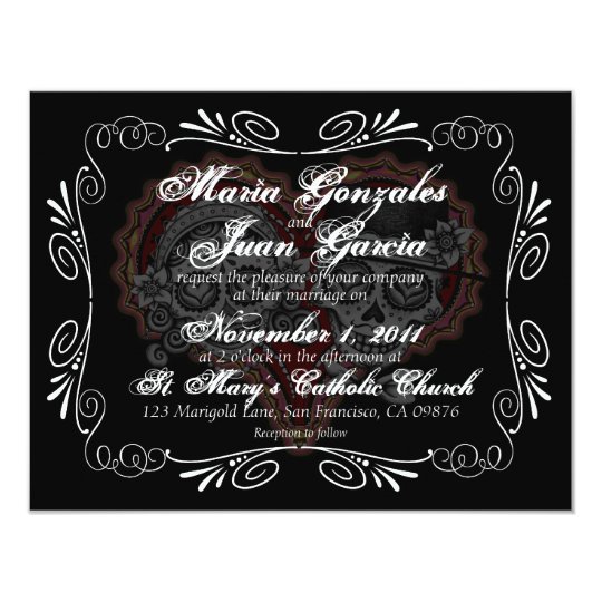 Sugar Skull Wedding Invitations | Zazzle.com