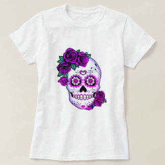 Sugar Skull with Roses T-Shirt