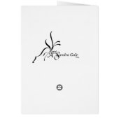 Sugar Skull Woman with Roses Cards (Back)