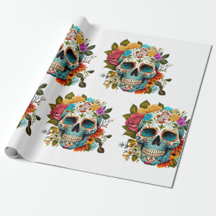 Sugar Skull Wrapping Paper
