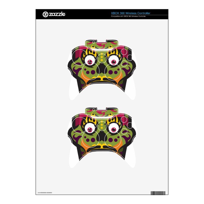 Sugar Skull Xbox 360 Controller Decal