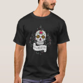  Dia de los Muertos Skull Shirt Mexican Day of the Dead Funny T- Shirt : Clothing, Shoes & Jewelry