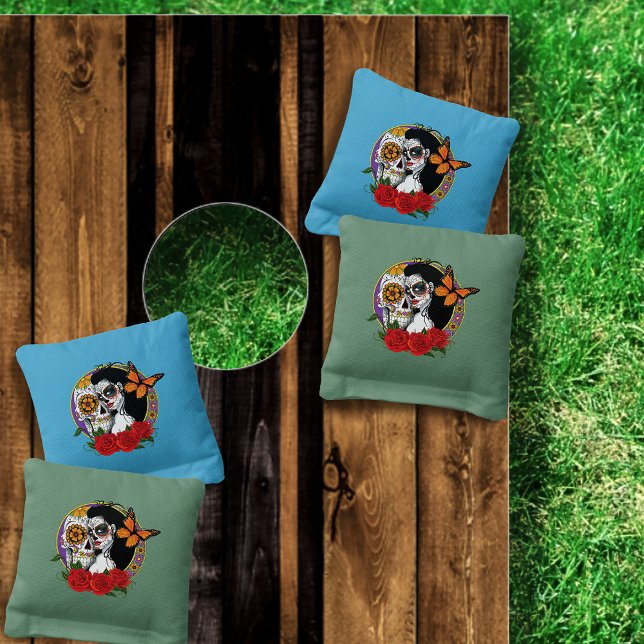 Sugar Skulls Art Nouveau Cornhole Bags (Creator Uploaded)