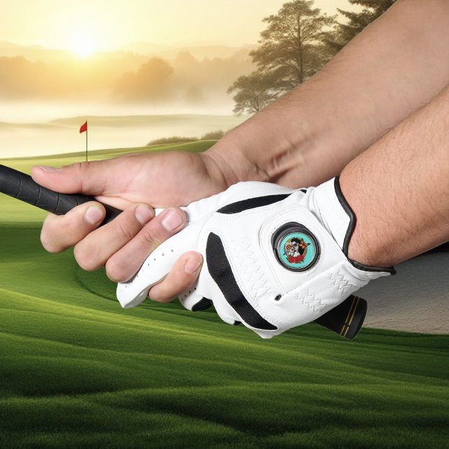 Sugar Skulls Art Nouveau Golf Glove (Creator Uploaded)