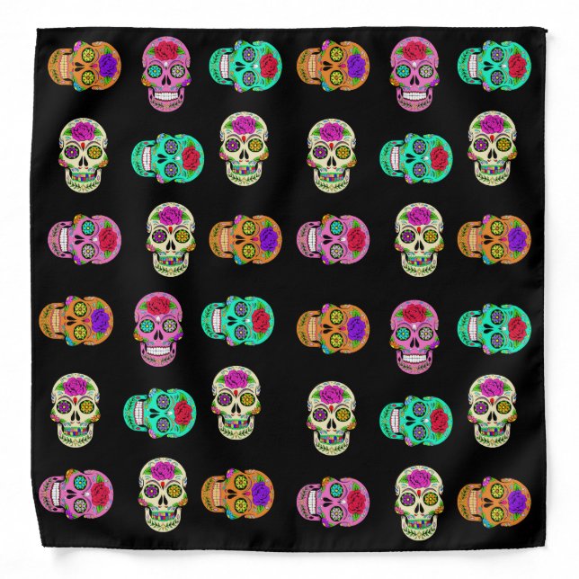 Sugar Skulls Bandana (Front)