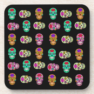 Sugar Skulls Beverage Coaster