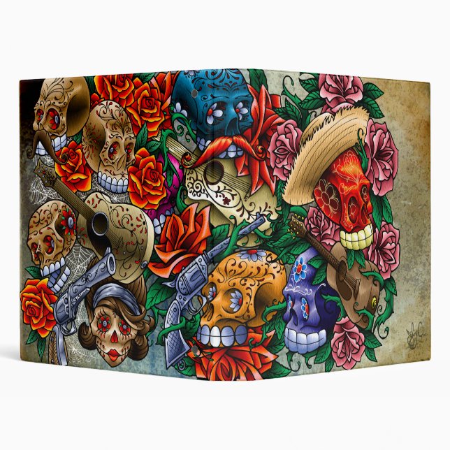 Sugar Skulls Binder (Background)