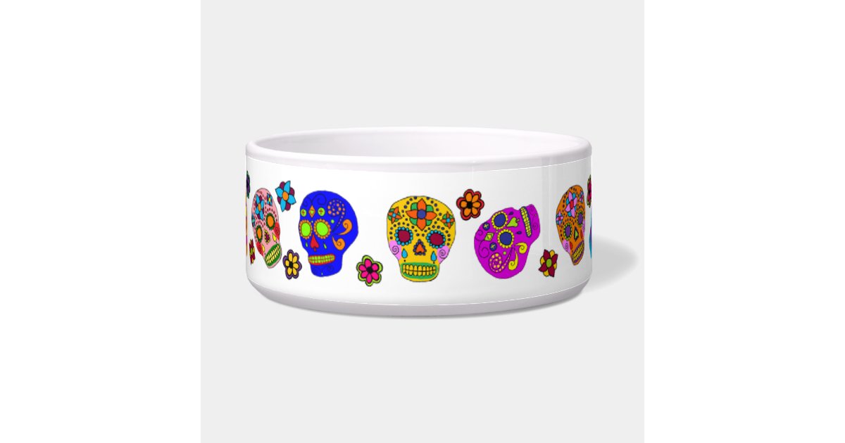 Sugar Skulls Bowl Zazzle