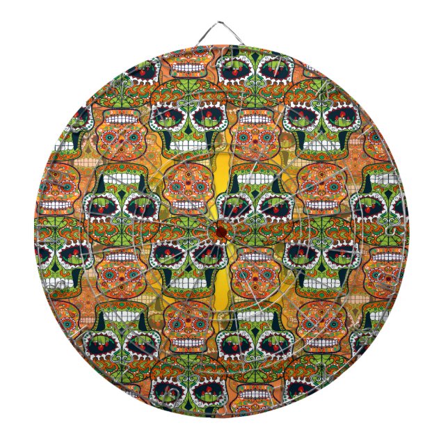 Sugar Skulls Dart Board (Front)