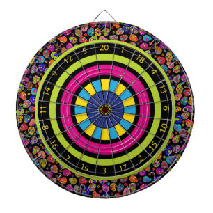 Sugar Skulls Dart Board