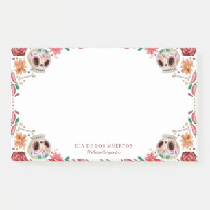 Sugar Skulls Día de los Muertos Theme Post-it Notes