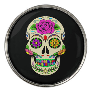 Sugar Skulls Golf Ball Marker