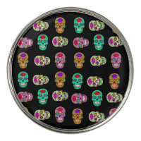 Sugar Skulls Golf Ball Marker