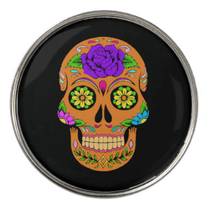 Sugar Skulls Golf Ball Marker