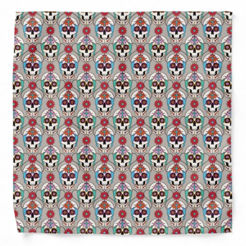 Sugar Skulls Graphic Bandana