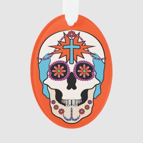 Sugar Skulls Graphic Ornament