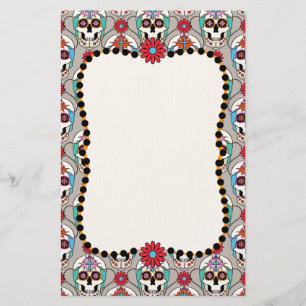 Sugar Skulls Graphic Stationery