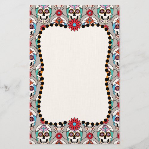 Sugar Skulls Graphic Stationery