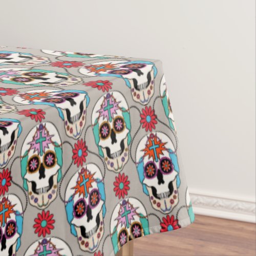 Sugar Skulls Graphic Tablecloth