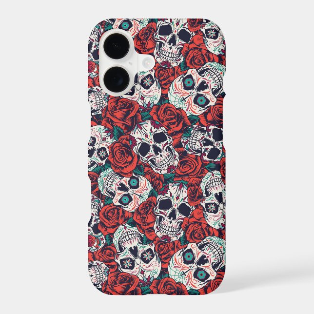 Sugar Skulls Iphone Case (Back)
