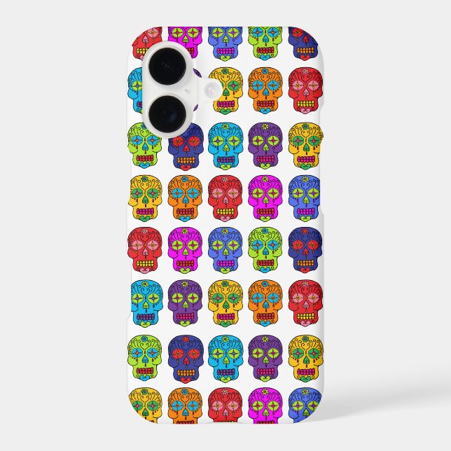 Sugar Skulls iPhone Case (Back)
