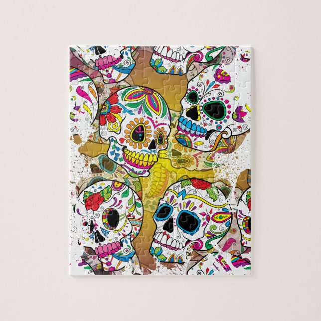 Sugar Skulls Jigsaw Puzzle (Vertical)