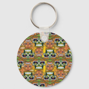 Sugar Skulls Keychain