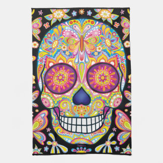 Skull Kitchen Towels | Zazzle