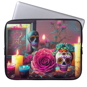 Sugar Skulls Laptop Bag 