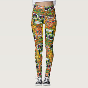 Sugar Skulls Leggings