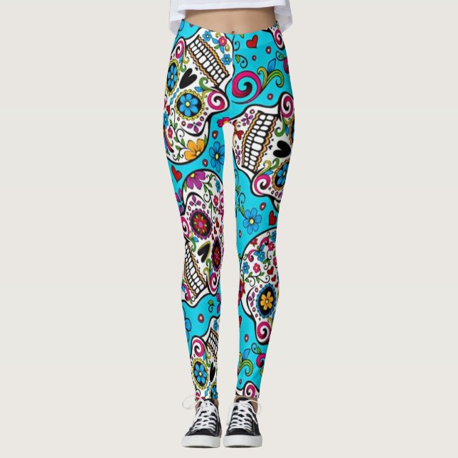 Sugar Skulls Leggings (Front)