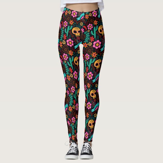 Sugar Skulls Leggings (Front)